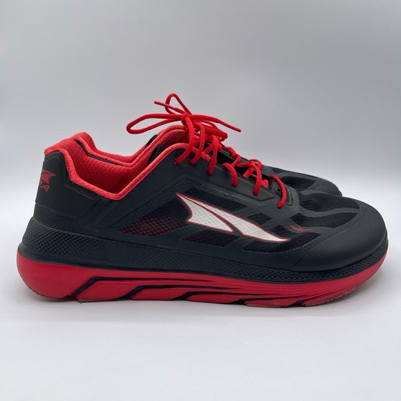 Altra Duo Running Shoes Lightweight Foot Shape Red Black AFM1838F-6 Men's Sz 11 - Picture 1 of 9